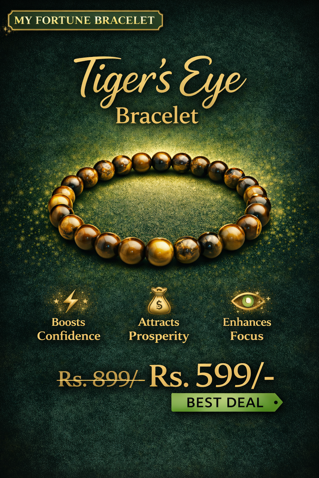 TIGER’S EYE POWER BRACELET