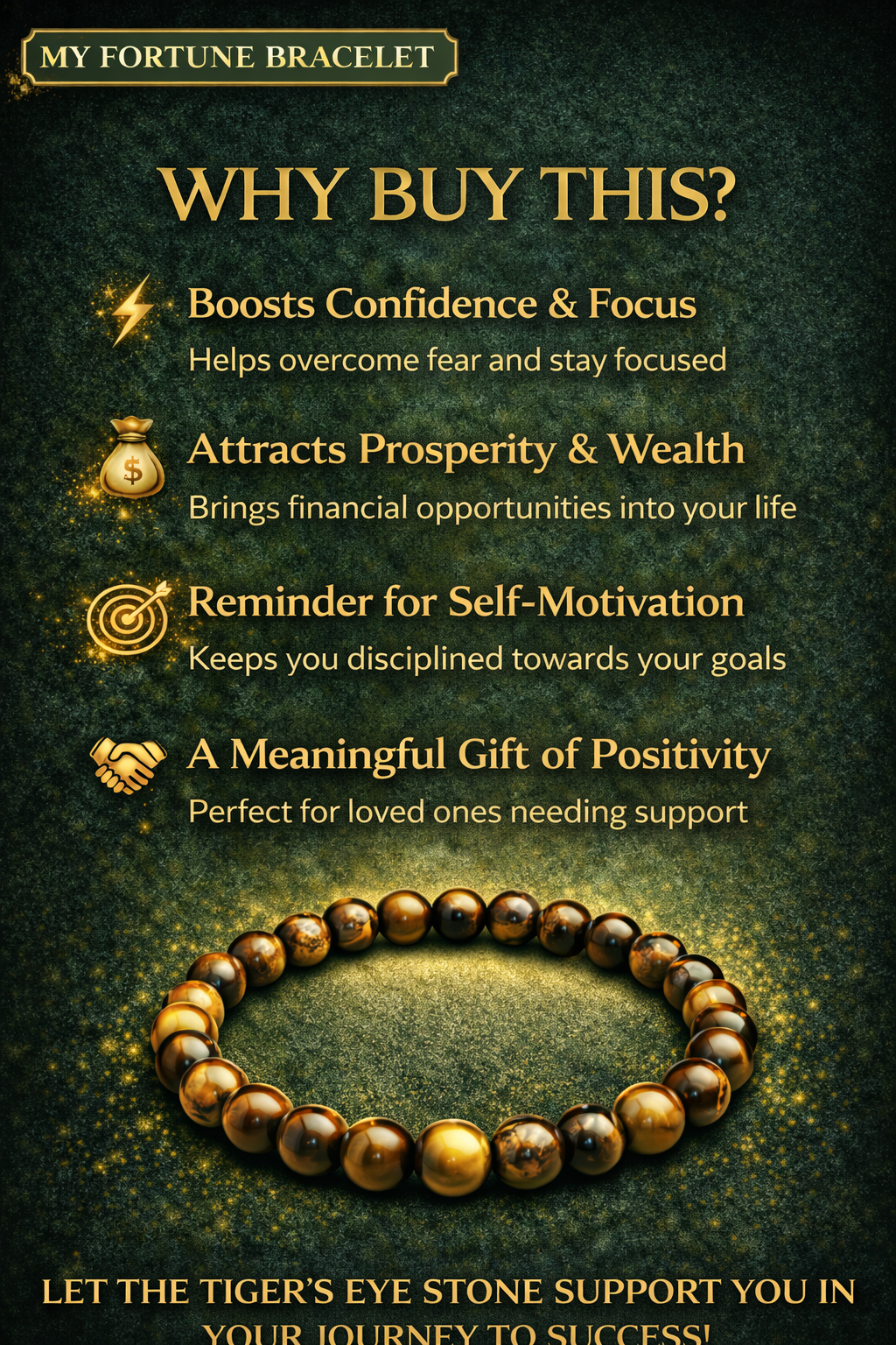 TIGER’S EYE POWER BRACELET