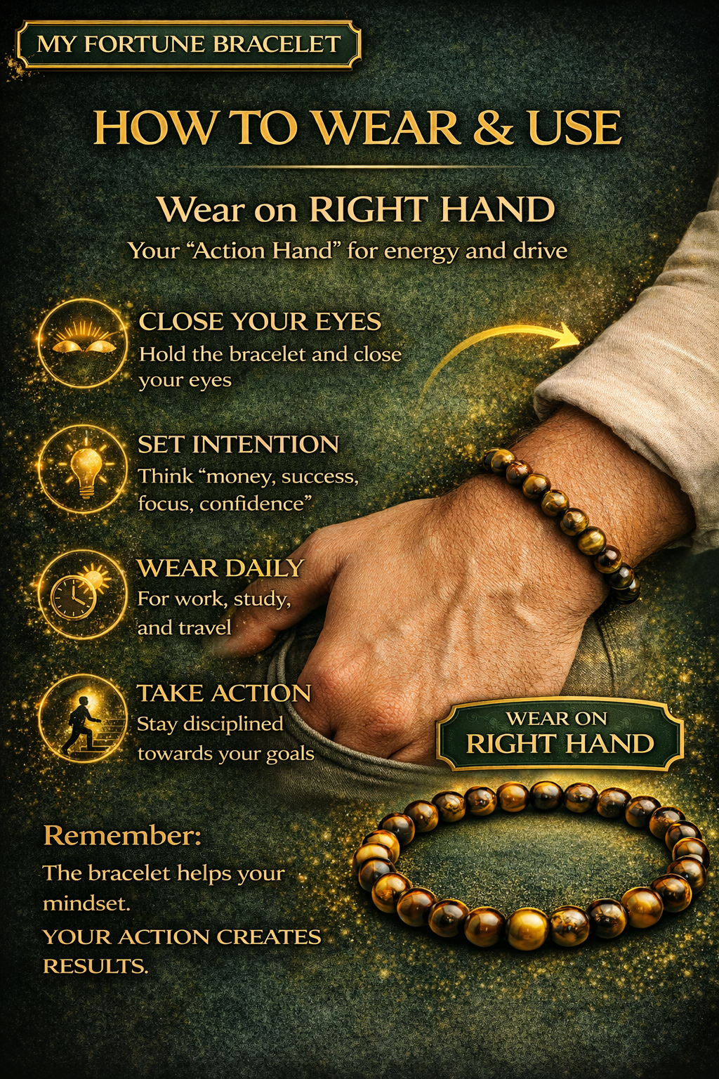 TIGER’S EYE POWER BRACELET