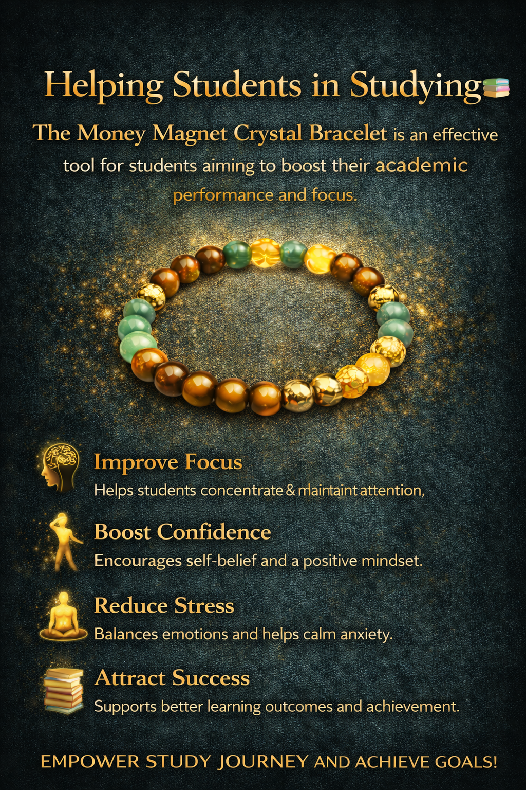 Money Magnet Crystal Bracelet (Dhan Yog)